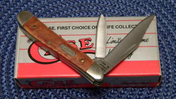 Case XX USA 1991 Maple Wood 7220 SS Peanut Knife - NIB Case XX USA 1991 Maple Wood 7220 SS Peanut Knife - NIB