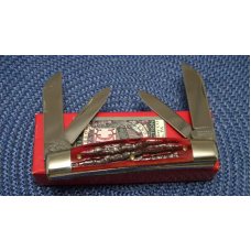 Robeson MasterCraft USA (by Queen Cut. Co.) Red Stag Congress Knife - NIB