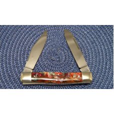 Bulldog Brand Solingen Germany Celluloid Peacock Moose Knife Bulldog Brand Solingen Germany Celluloid Peacock Moose Knife