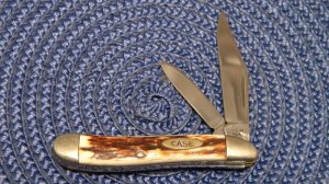 Case XX USA 3 Dot (1977) Customized Stag 6220 Peanut Knife