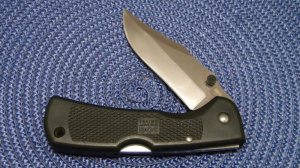 SOG Specialty Knives Seki Japan Black Magnadot Lockback Knife