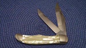 John Primble Belknap HDW & MFG Co. 7007NP Cracked Ice Folding Hunter Knife - c.1940-1968