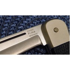 Puma Germany Stainless 260 Black Folding Lockback Knife - NIB c.1990 Puma Germany Stainless 260 Black Folding Lockback Knife - NIB c.1990
