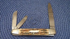Kissing Crane Robt Klass Solingen Germany Rostfrei Stag 3235 Whittler Knife - c.1983