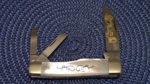 Fight'n Rooster Germany Pearl Gunstock Whittler 1978 Kentucky Cutlery Assn. Club Knife