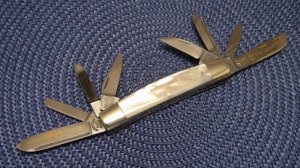 Fight'n Rooster Germany Pearl 8 Blade Congress 1984 Kentucky Cutlery Assn. Club Knife