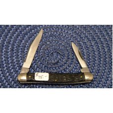 John Primble Belknap HDW & MFG Co. 902 Delrin 2 Blade Stockman Knife - c.1940-1968 John Primble Belknap HDW & MFG Co. 902 Delrin 2 Blade Stockman Knife - c.1940-1968