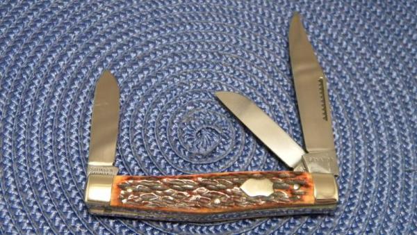 Senator Solingen Germany Bone Stockman Knife