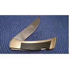 Gerber USA Wood/Brass Folding Sportsman 3 Lockback Knife & Pouch Gerber USA Wood/Brass Folding Sportsman 3 Lockback Knife & Pouch