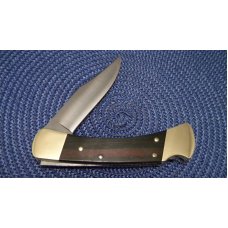 Buck 110 USA Hunter Wood Folding Lockback Knife c.1974-1980 - NIB