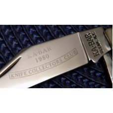 Ka-Bar Olean, NY Jigged Wood Gunstock Jack Knife c.1980 Club Knife - NIB Ka-Bar Olean, NY Jigged Wood Gunstock Jack Knife c.1980 Club Knife - NIB