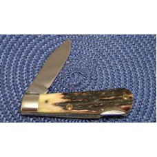 Ka-Bar USA Stainless 1186 Stag Lockback Knife Ka-Bar Knife Collectors Club - NIB Ka-Bar USA Stainless 1186 Stag Lockback Knife Ka-Bar Knife Collectors Club - NIB