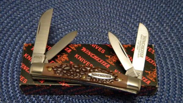 Winchester Trademark USA Delrin W20 49027 1st Production Run 4 Blade Congress Knife - NIB Winchester Trademark USA Delrin W20 49027 1st Production Run 4 Blade Congress Knife - NIB