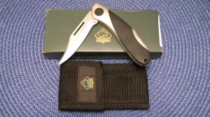 Puma Germany Stainless 230385 Black Protec Folding Lockback Knife - NIB