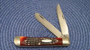 Case XX Stainless USA 4 Dot (1976) Bone 6254 SSP Trapper Knife