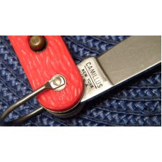 Camillus New York USA Orange Paratrooper Switchblade Knife