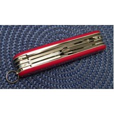 Victorinox Switzerland Stainless Rostfrei Red Explorer Officier Suisse Swiss Army Knife - NIB Victorinox Switzerland Stainless Rostfrei Red Explorer Officier Suisse Swiss Army Knife - NIB