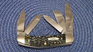 Case XX SS USA 2012 Bone T.B. 6539 SS Tony Bose 5 Blade Sowbelly Knife