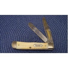 Case XX USA 1 Dot (1999) Bone 6254 SS Monitor vs MerrimacTrapper Knife - NIB Case XX USA 1 Dot (1999) Bone 6254 SS Monitor vs MerrimacTrapper Knife - NIB