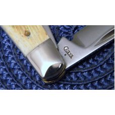 Case XX USA 2009 Burnt White Bone T.B. 62110 SS Tony Bose Saddlehorn Knife - NIB Case XX USA 2009 Burnt White Bone T.B. 62110 SS Tony Bose Saddlehorn Knife - NIB