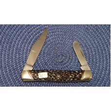 John Primble Belknap HDW & MFG Co. 4983 Delrin 2 Blade Stockman Knife - c.1940-1968 John Primble Belknap HDW & MFG Co. 4983 Delrin 2 Blade Stockman Knife - c.1940-1968