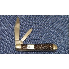 John Primble Belknap HDW & MFG Co. 4927 Delrin 2 Blade Stockman Knife - c.1940-1968 John Primble Belknap HDW & MFG Co. 4927 Delrin 2 Blade Stockman Knife - c.1940-1968