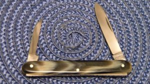 J Primble Belknap Germany 7733 Imitation Horn Pen Knife - c.1955