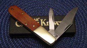 Ka-Bar 1014 USA Wood Barlow Knife - NIB
