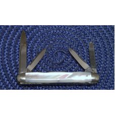 I* X.L. George Wostenholm Sheffield Pearl 4 Blade Knife *Salesman Sample*