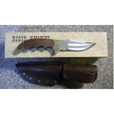 Rigid USA R1 Sidewinder Wood Fixed Blade Sheath Knife - NOS in Box Rigid USA R1 Sidewinder Wood Fixed Blade Sheath Knife - NOS in Box