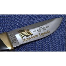 Schrade + USA LTD. Wood American Legends Fixed Blade Sheath Knife c.1998 Schrade + USA LTD. Wood American Legends Fixed Blade Sheath Knife c.1998