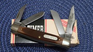 Schrade USA 44OT Delrin Workmate 4 Blade Stockman Knife - NIB