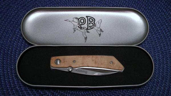 Beretta Seki Japan VG-10 Wood Electra Folding Linerlock Wharncliffe Knife - NIB Beretta Seki Japan VG-10 Wood Electra Folding Linerlock Wharncliffe Knife - NIB
