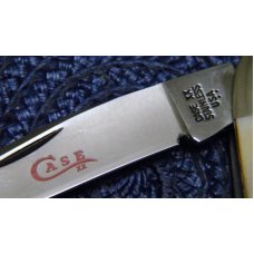 Case XX Stainless USA 2 Dot (1978) Stag Red Etch SSP Muskrat Knife Case XX Stainless USA 2 Dot (1978) Stag Red Etch SSP Muskrat Knife