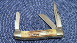 Case XX Stainless USA 1 Dot (1979) Bradford Centennial Stag 5318 HP SSP Stockman Knife