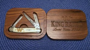 Case XX USA 2009 Bone 6318 SS Limited Edition King Ranch Stockman Knife - NIB