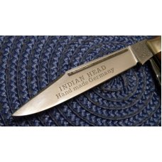Buck Creek Indian Head Solingen Germany Bone Stockman Knife Buck Creek Indian Head Solingen Germany Bone Stockman Knife