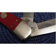 Case XX USA 2005 Red Micarta 10265 SS Ruger Folding Hunter Knife & Pouch - NIB Case XX USA 2005 Red Micarta 10265 SS Ruger Folding Hunter Knife & Pouch - NIB