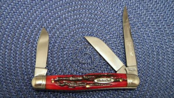 Robeson Mastercraft USA (by Queen Cut. Co.) Bone Stockman Knife Robeson Mastercraft USA (by Queen Cut. Co.) Bone Stockman Knife