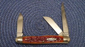 Robeson Mastercraft USA (by Queen Cut. Co.) Bone Stockman Knife