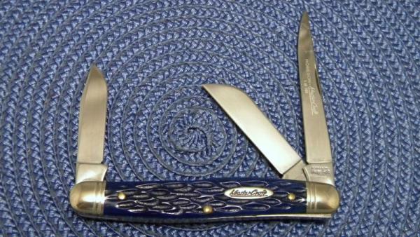 Robeson Mastercraft USA (by Queen Cut. Co.) Bone Stockman Knife
