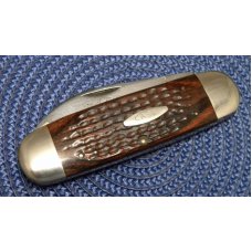 Case XX USA 5 Dot (1975) Laminated Wood 6250 Etched Elephant Toe Knife Case XX USA 5 Dot (1975) Laminated Wood 6250 Etched Elephant Toe Knife
