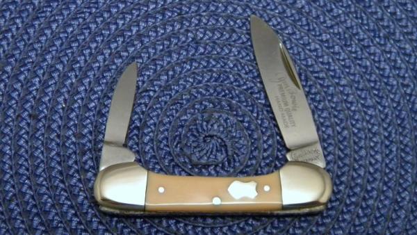 Jim Bowie (German Eye) Premium Quality Hand Made Germany Yellow Mini Canoe Knife
