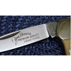 Jim Bowie (German Eye) Premium Quality Hand Made Germany Yellow Mini Canoe Knife