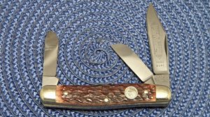 Boker Solingen Germany Tree Brand Classic Bone 7588 Stockman Knife