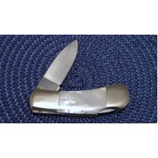 Parker Cut Co. Surgical Steel Japan Pearl Beaver Tail Lockback Knife Parker Cut Co. Surgical Steel Japan Pearl Beaver Tail Lockback Knife