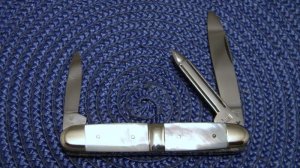 Booth Bros. Celebrated Rostfrei Solingen Germany Pearl Stockman Knife