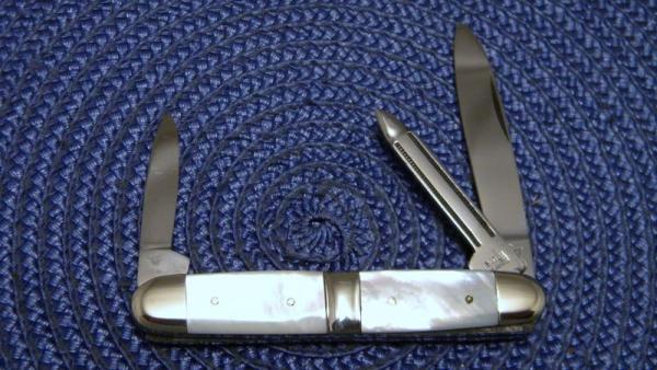 Booth Bros. Celebrated Rostfrei Solingen Germany Pearl Stockman Knife