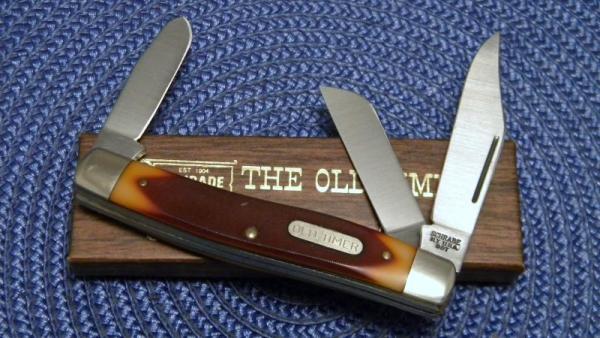 Schrade USA 8OT Delrin Senior Stockman Knife - NIB Schrade USA 8OT Delrin Senior Stockman Knife - NIB