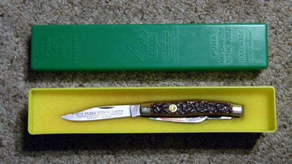 Puma Germany Bone 675 Stockman Knife c.1977 - NIB Puma Germany Bone 675 Stockman Knife c.1977 - NIB